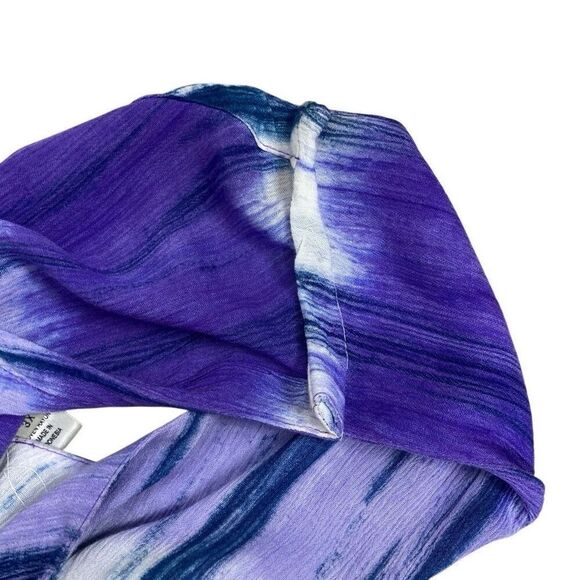 Modesce 3X Purple Tie-Dye Dress ALTERED Boho Hippie Festival Art to Wear Fits 4X - Picture 7 of 9